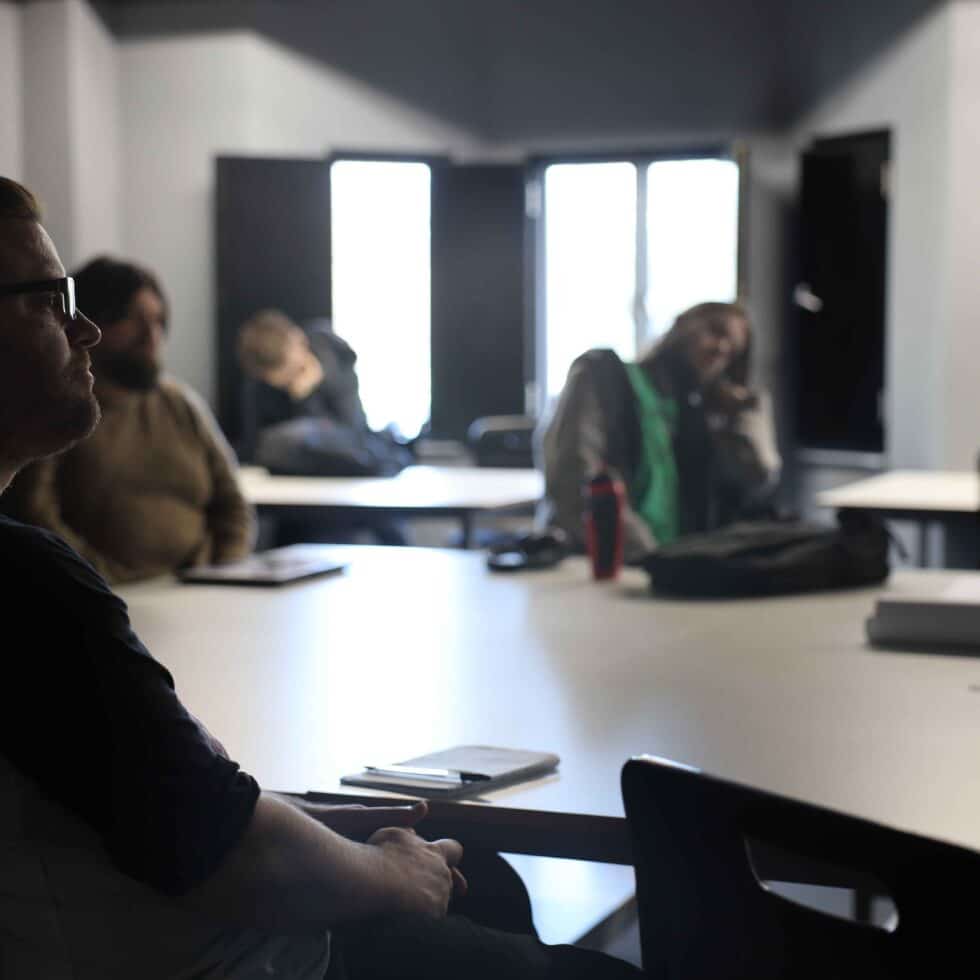Joanna Haslam Masterclass shot from class